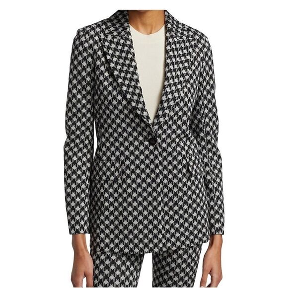 Rosetta Getty Jackets & Blazers - Rosetta Getty Houndstooth Peak Lapel Blazer